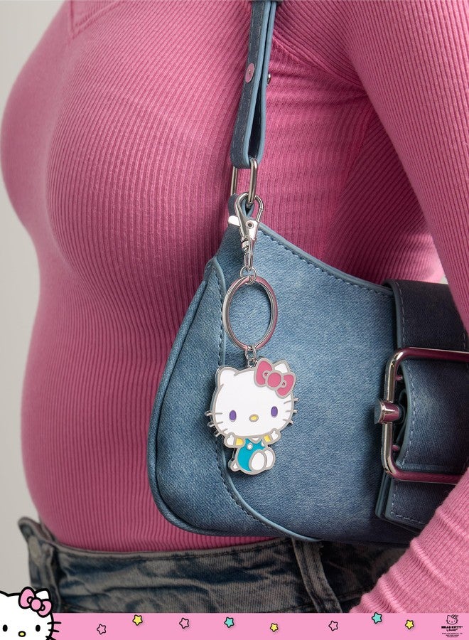SALLY ROSE Hello Kitty Keychain Cute Official License, Enamel-Plated Fashion Sanrio Keychain with Lobster Clip Bag Charm - Image 2
