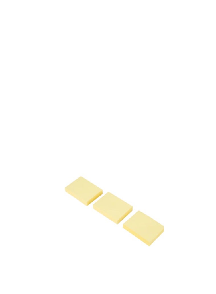 DELI STICKY NOTES 12 PIECE 38MMX51MM A00153 YELLOW 100 SHEETS/PAD - Image 3