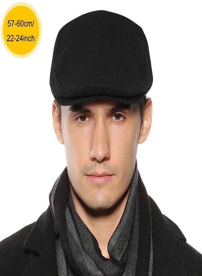 Sumolux Mens Newsboy Hat Flat Cap Gatsby Newsboy Lvy Irish Hats Driving Cabbie Hunting Cap - Image 2