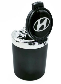 HYUNDAI Hyundai - Car Ashtray With Led Lights With Cover Creative Personality Covered Auto Supplies - 1 Pc  - Image 3