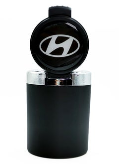 HYUNDAI Hyundai - Car Ashtray With Led Lights With Cover Creative Personality Covered Auto Supplies - 1 Pc  - Image 5