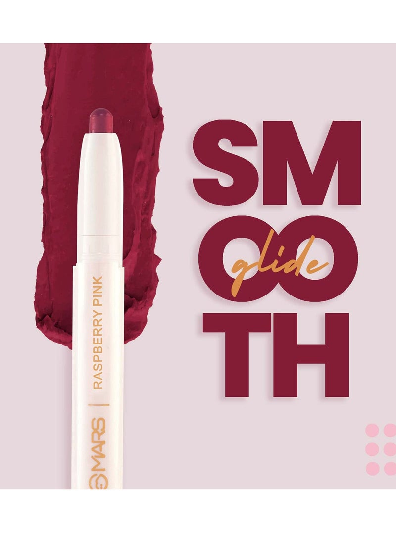 مارس قلم تحديد الشفاه بوبينز طويل الأمد قابل للسحب من مارس، 05 لون التوت الوردي - Image 2