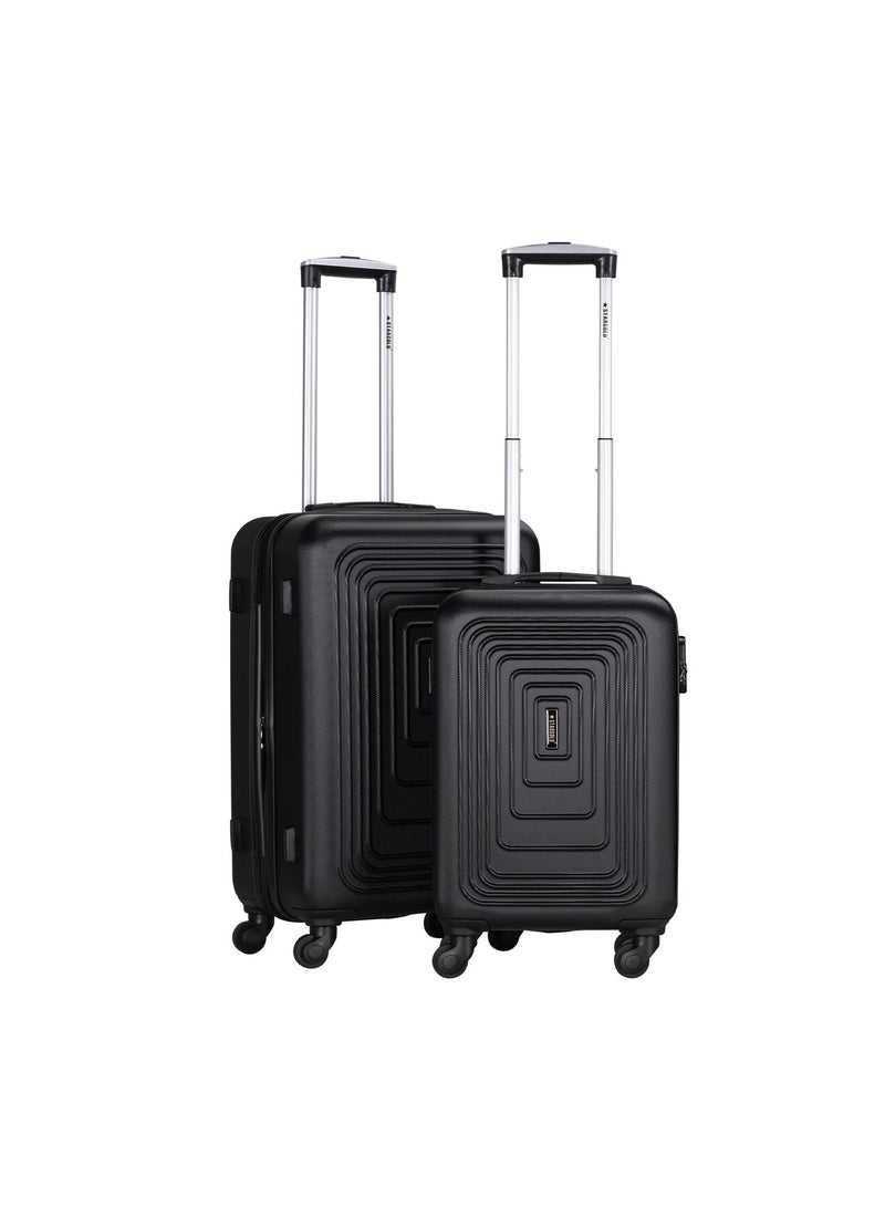 Stargold Premium Set of 2 Hard Shell Luggage Trolley Bag Lightweight Suitcase with Spinner Wheels and Number Lock for Travel - Image 1