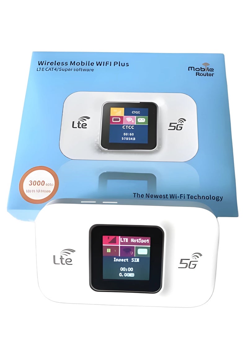 ريبنيو جهاز التوجيه اللاسلكي المحمول عالي السرعة بالإضافة إلى LTE Wi-Fi 5G(اسود) - Image 4