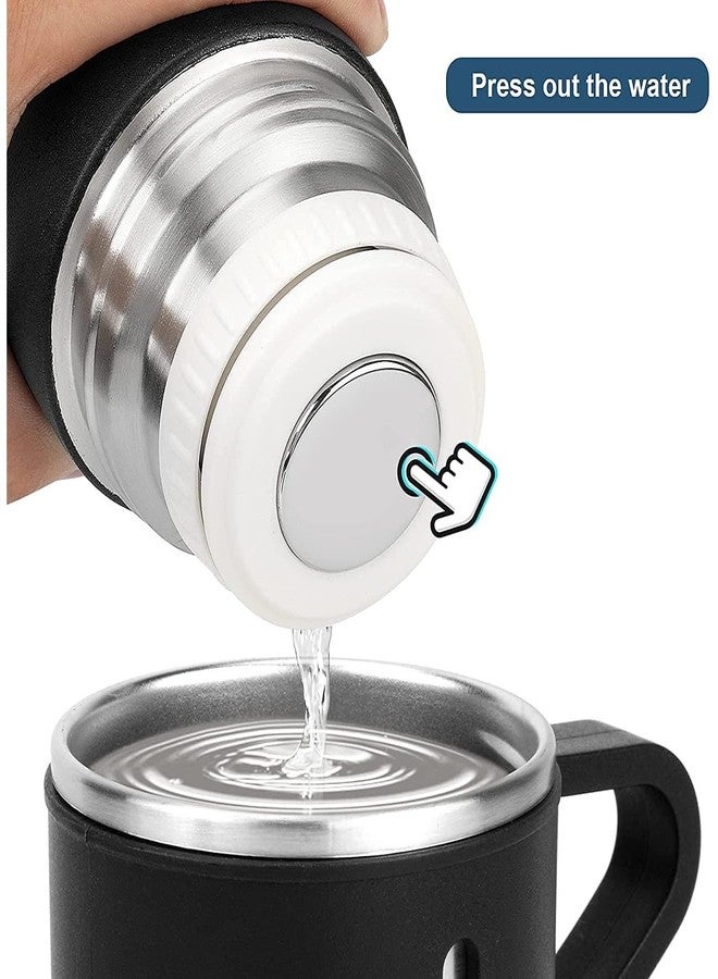 RENARSH Latest Steel Vacuum Flask Set with 3 Stainless Steel Cups Combo - 500ml - Keeps HOT Cold Ideal Gift for Winter - Housewarming Random Color - Image 3