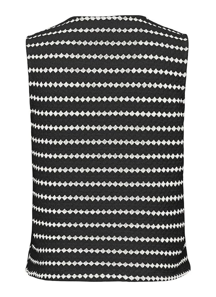 ONLY Onleva Short Stripe Vest