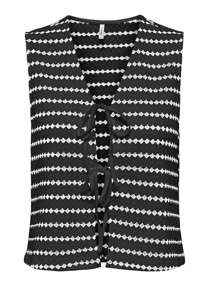 ONLY Onleva Short Stripe Vest