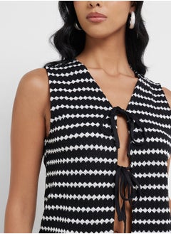 ONLY Onleva S/L Short Stripe Vest Cs Jrs  - Image 3