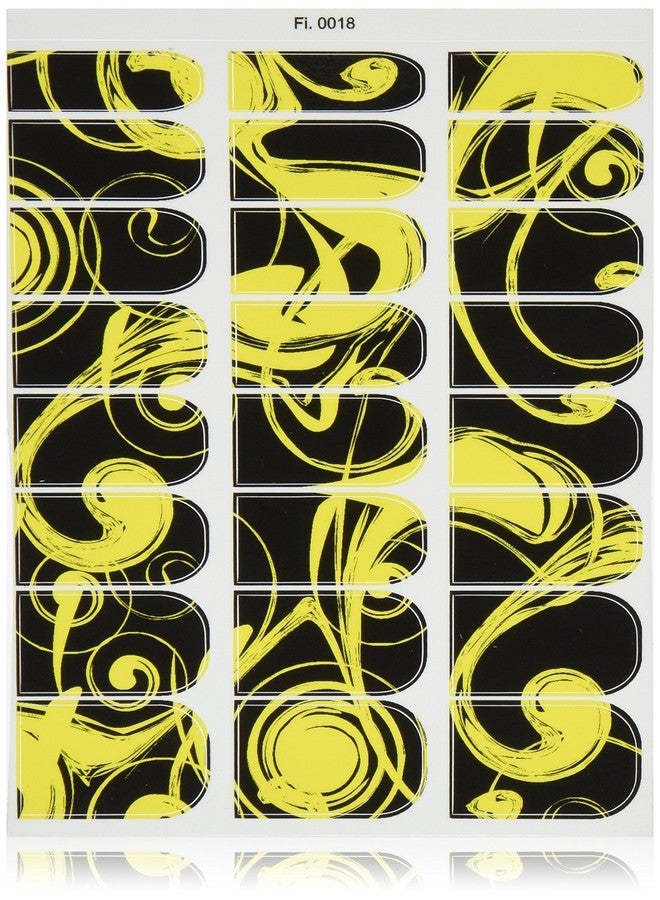 Bella Donna Donna Bella Nail Wrap, Bumble Bee, 1 Ounce - Image 1