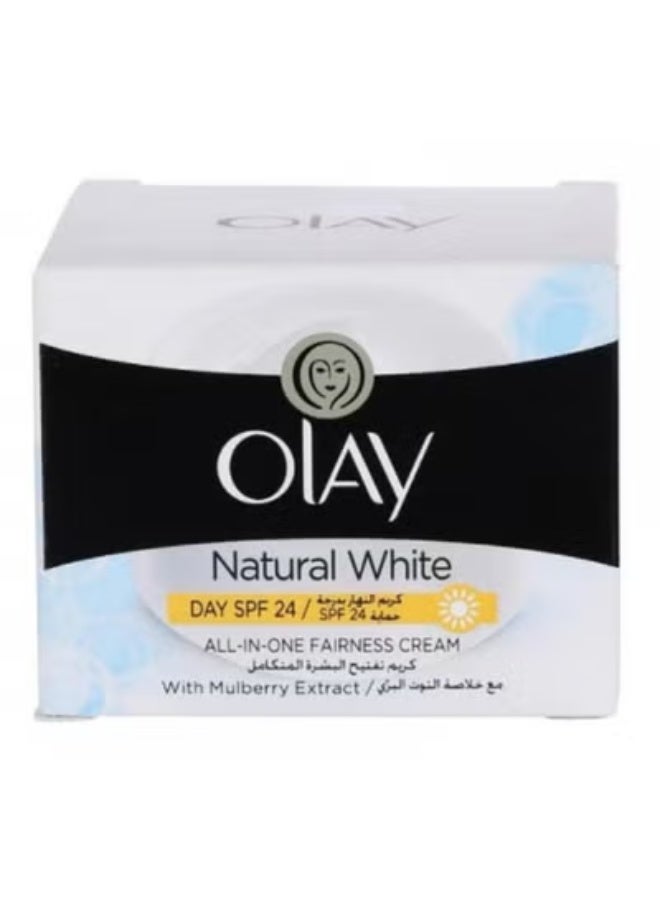 Olay natural white cream 50 G all in 1 DAY - Image 1