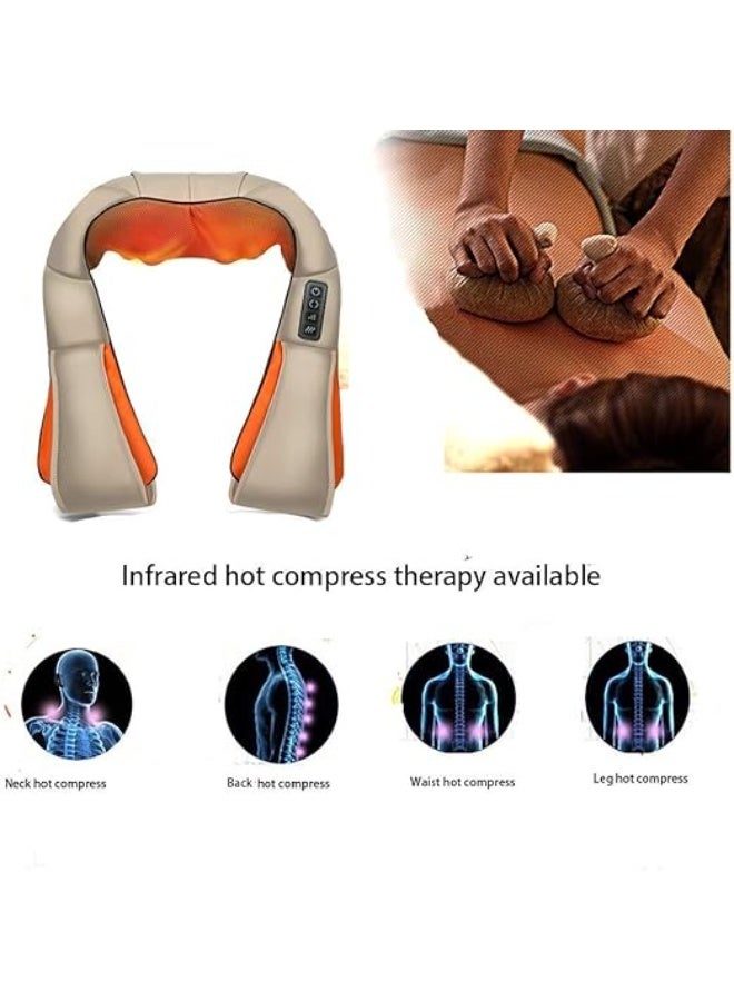 Neck Massager with Heat – Deep Tissue Corded Massager for Neck, Shoulders, and Back Pain Relief - Image 2