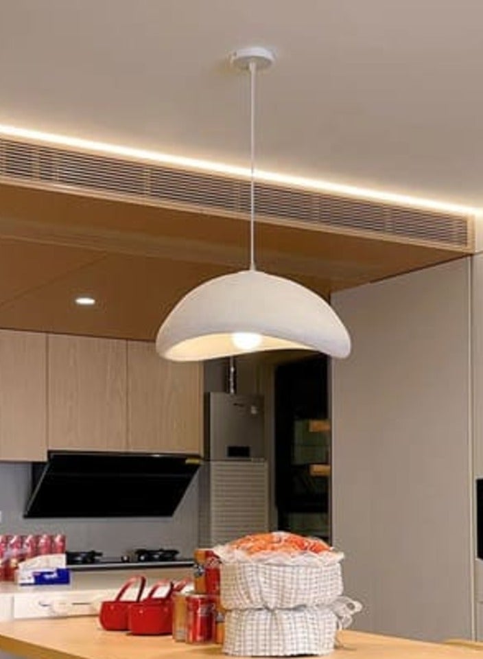 Modern Hanging Chandelier, Beige Color - Image 1