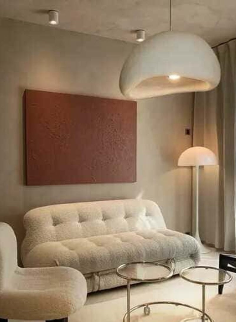 Modern Hanging Chandelier, Beige Color - Image 2