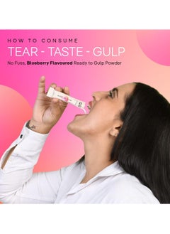 The Good Bug Good To Glow SuperGut Stick 5 Billion CFU of Clinically Proven Strains Pre+Probiotic+Nutrients | Helps Promote Radiant Skin Healthier Skin, Hair & Nails For Women - 3gx15 sticks  - Image 3