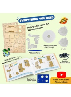 Smartivity Smartivity Microscope 100x Zoom Toy for Kids Age 8-10-12-14 Years Old | Birthday Gifts for Boys & Girls | DIY Science Toy for Kids 8-14 Years Old Students I STEM Sciene Kit  - Image 5