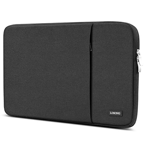 Losong 17.3 Inch Portable Monitor Case, Protective Carrying Sleeve for Most 17.3 Inch Portable Monitors, Water Resistant Laptop Display Bag with Accessory Pocket, Size-16.3"x10.6" Black - Image 1