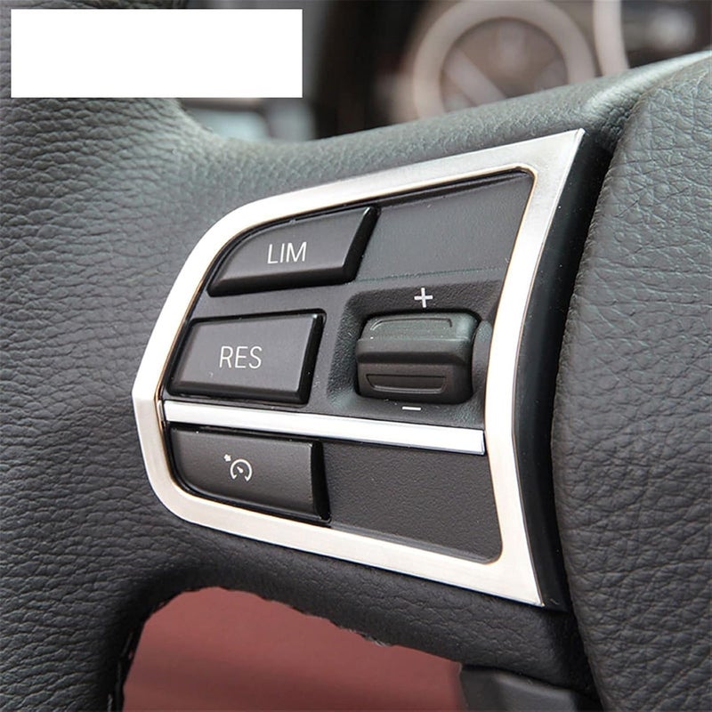 Wivplex ABS Chrome Steering Wheel Button Cover Trim for BMW - Image 4