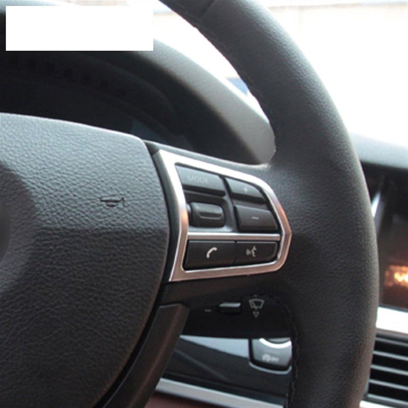 Wivplex ABS Chrome Steering Wheel Button Cover Trim for BMW - Image 5