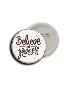 D2c D2C Stainless Steel Safety Pin Printed Positive Mind, Good Vibes & Motivational Quotes Design Glossy Finished Button Badges | Pack of 5 (58 mm)  - Image 5