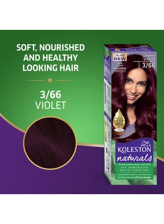 Koleston Naturals Hair Color 3/66 Violet 50+50+10ml - view 2