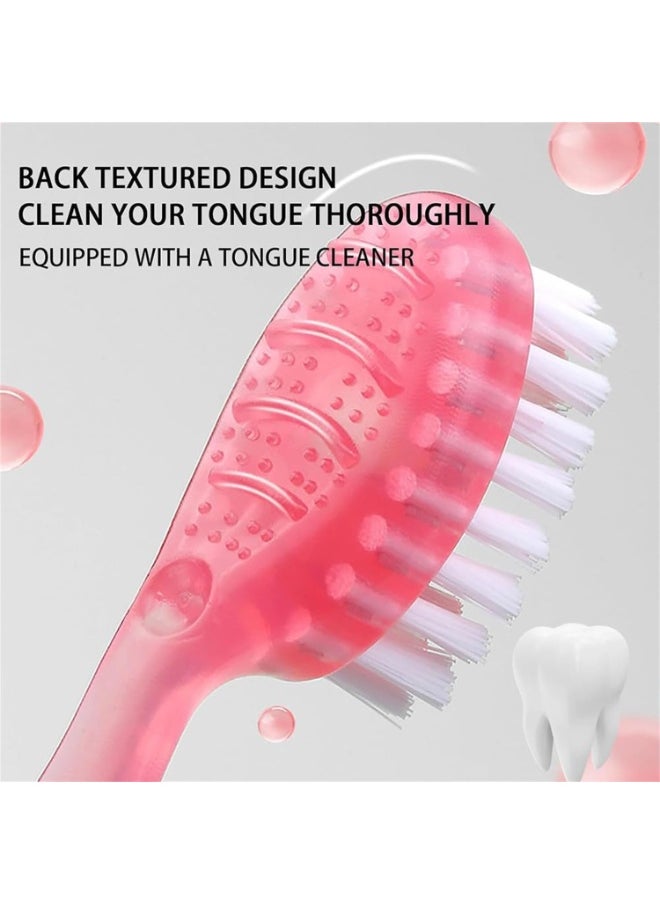 Generic - 5 In 1 Mini Toothbrush & Floss & Tongue Scraper & Toothpick Set, 5 In 1 Toothbrush & Floss, Tongue Scraper And Toothpick, Disposable Mini Toothbrushes On The Go - Image 1