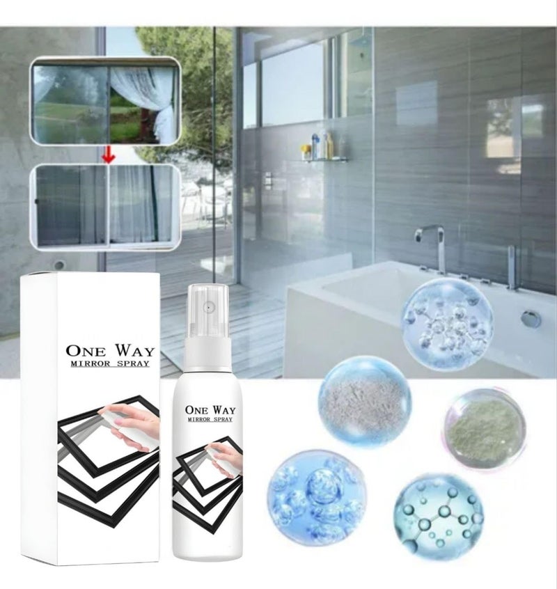 VISIONEX One Way Privacy Spray for Glass Windows,Car Rearview Mirrors SprayNano Coating One Way Mirror Spray, Mirror Effect Spray (1) - Image 3