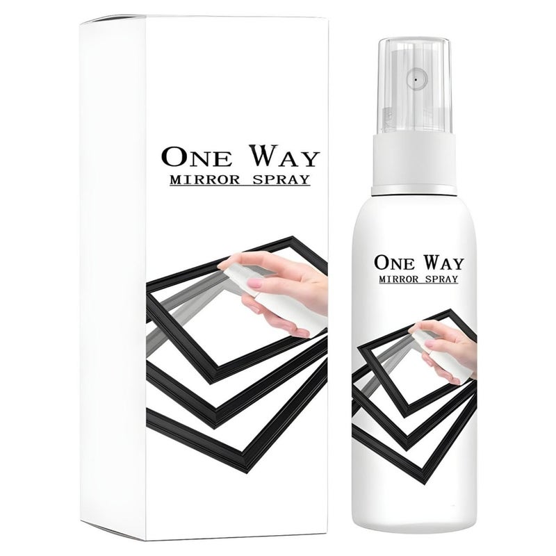 VISIONEX One Way Privacy Spray for Glass Windows,Car Rearview Mirrors SprayNano Coating One Way Mirror Spray, Mirror Effect Spray (1) - Image 1