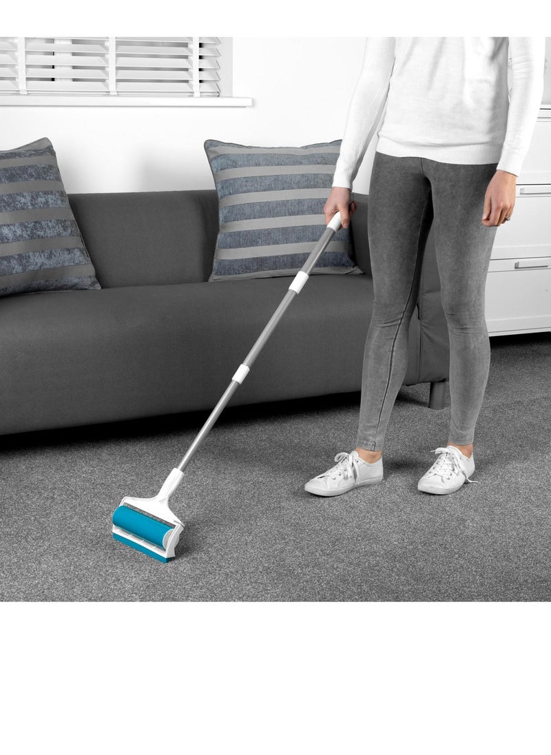 Beldray BELDRAY Pet Plus Gel Lint Roller with Telescopic Handle - Removes Pet Hair Easily, Furniture & Clothing Lint Remover and Lint Roller for Clothes, Furniture, Upholstery  - Image 5