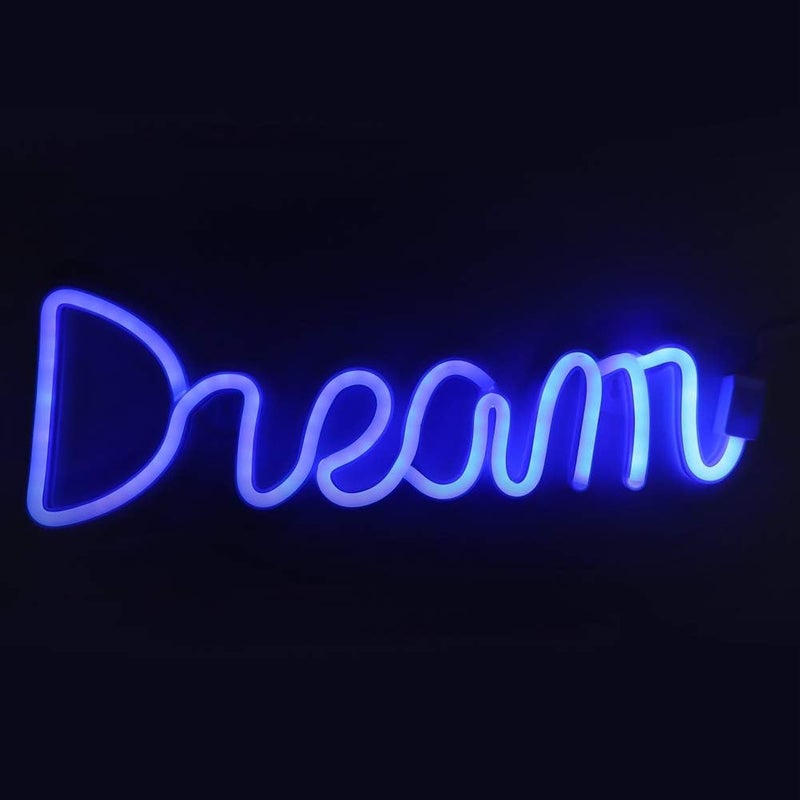 Dream Shape Decorative LED Light, Unique English Letter, USB or Battery Powered - Warm Lighting Effect, Modern Design, Ideal for Bedroom and Party - Image 3