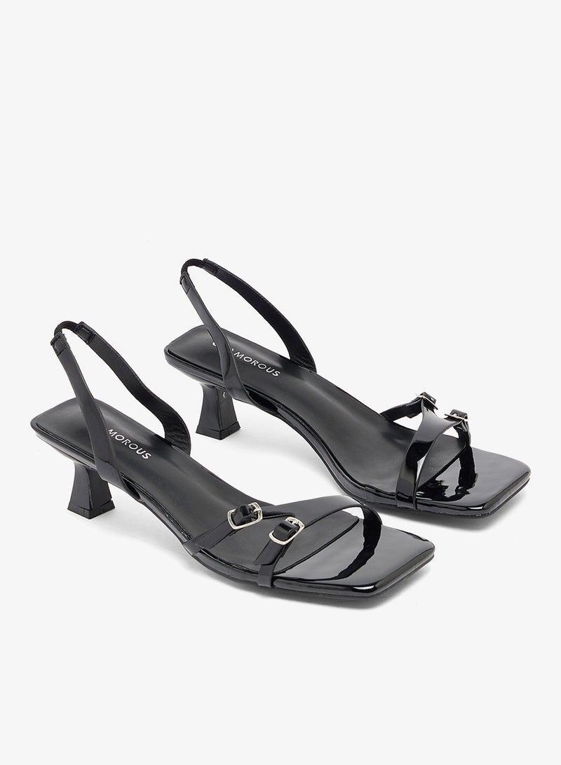 GLAMOROUS Casual Heeled Sandals - Image 4