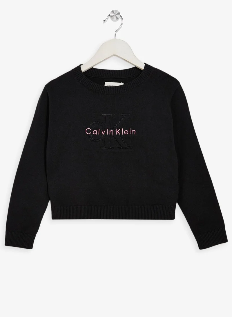Calvin Klein Jeans Youth Graphic Pullover Sweatshirt