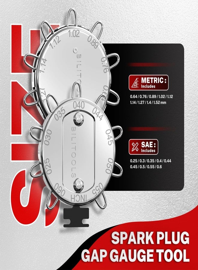 BILITOOLS 6 Piece 3/8-Inch Drive Magnetic Swivel Spark Plug Removal Tool Socket Set-Includes 9/16-Inch, 5/8-Inch, 14mm, 16mm Socket & 3/8-inch Drive with 6-Point and 12-Point, CR-V - Image 3
