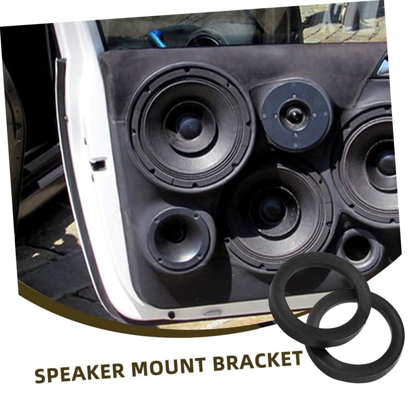 2 Pairs 6.5 Inch Car Speaker Plastic Spacer Rings Mounting Bracket Easy Installation - Image 4
