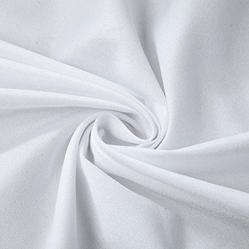 Suppromo 14ft White Tulle Table Skirt Tutu Table Skirt Tablecloth Decorations for Rectangle or Round Tables for Birthday Party Baby Shower Wedding Buffet Banquet Decoration(L14(ft)*H 30in) - Image 5