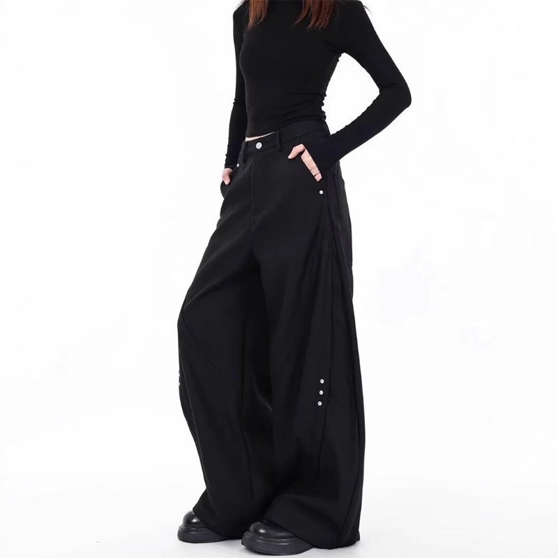 Unisex Classic Denim Jeans Loose Fit Daily Outdoor Wear - Image 3