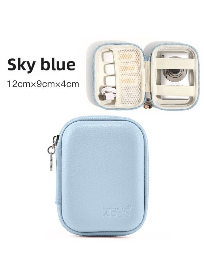 CCD Camera Bag Storage Box Mini Camera Shockproof Box For sony Canon Fuji Camera Waterproof Protective Cover-Color:sky Blue  - Image 1