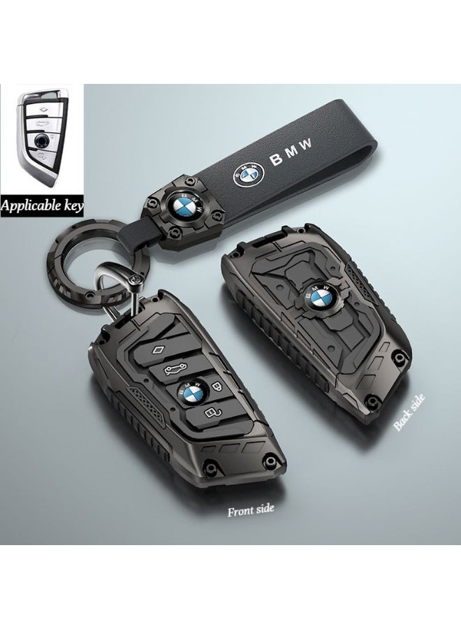 BMW Suitable for the key cover of BMW X3 5 Series 530, X1, 7 Series, X5, 1 Series, 3 Series 320li high-end car key chain, car key protection case - Image 1