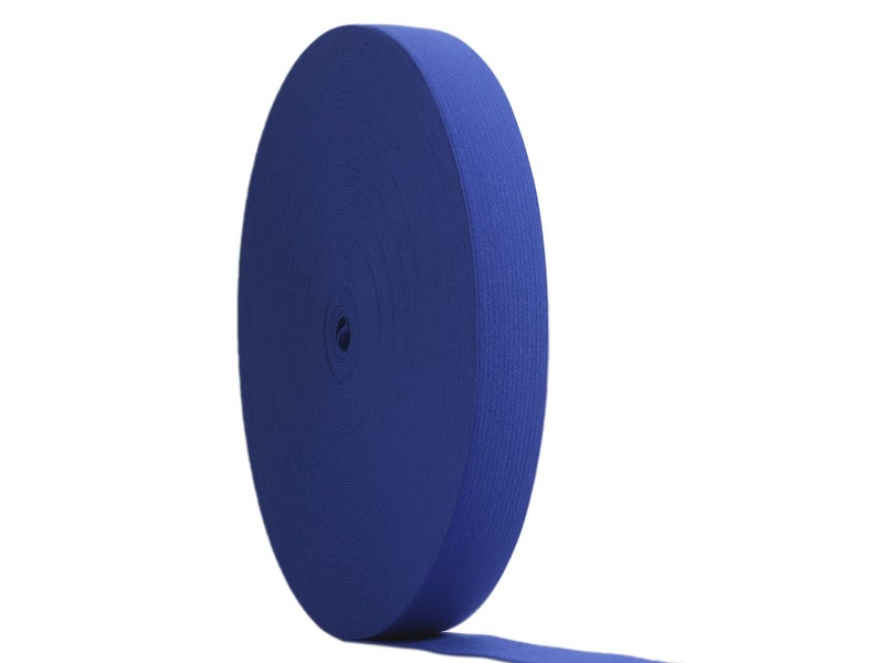 Royal Blue Knit Elastic Band for Sewing 1 inch40 Yards Flat High Elasticity Band25mm Wide Stretchy Elastic Bands for Clothing PantsWaistbandWigsBedspreadDIY Sewing Crafts