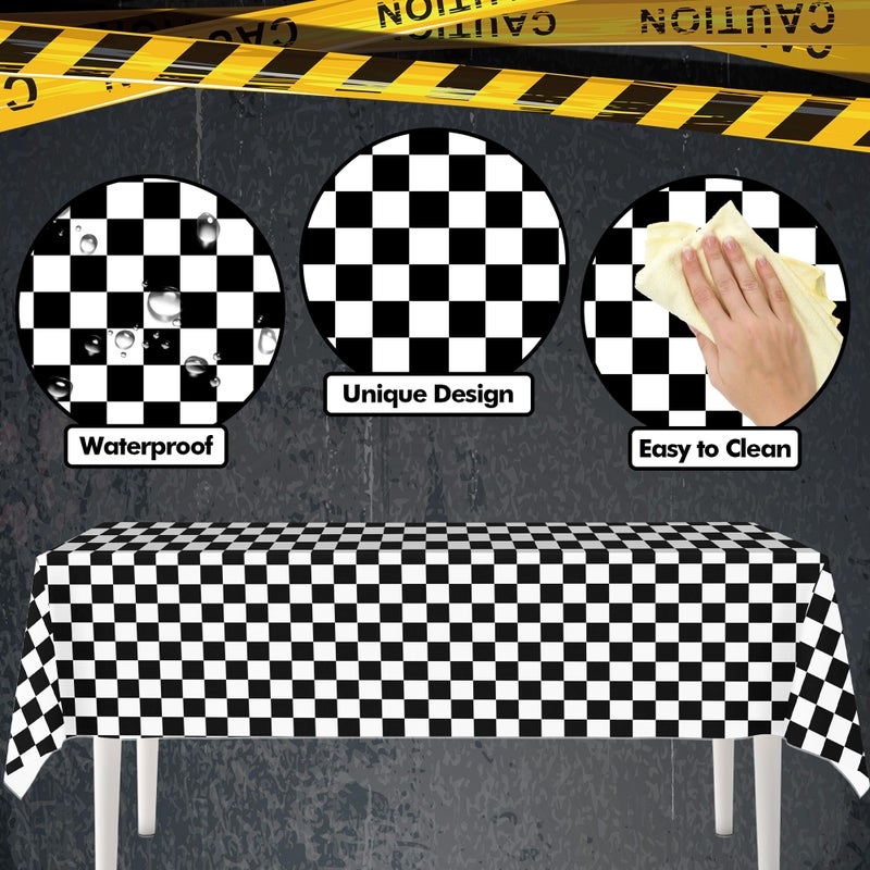 KHPGQIAS Truck Birthday Party Supplies Truck Theme Party Decorations, Include Tablecloth Banner Plate Napkin Cups - Image 4