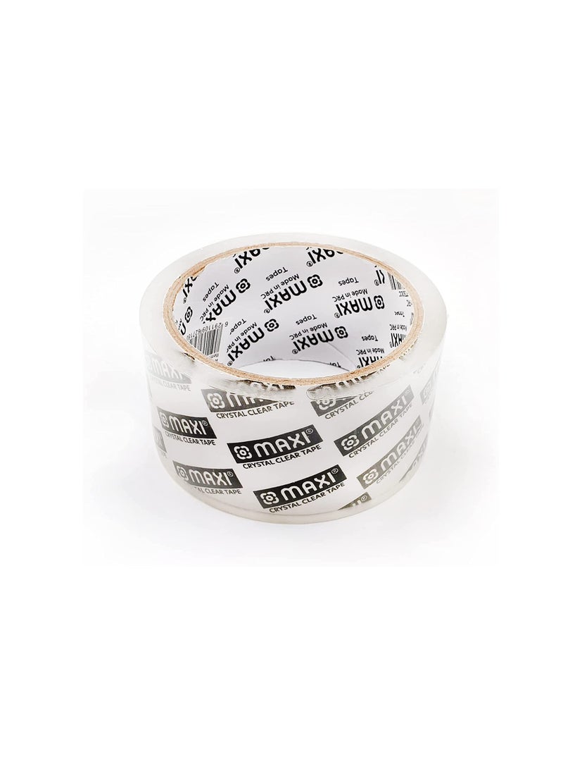 Maxi ‎PT50CC Packing Tape 48Mm X 50 Yds 45 Mic Crystal Clear, High Performance Clear Packing Tape, Shipping Box Packaging Tape For Moving, Office, Carton Sealing & Storage - Image 3