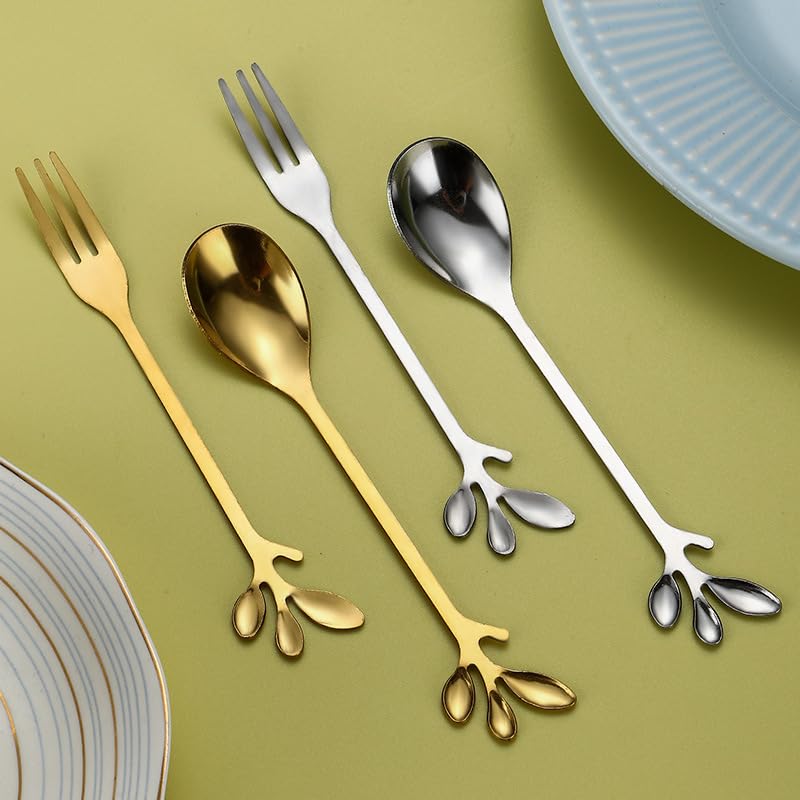 24 Piece Stainless Steel Flatware Set Silver Cutlery For 12 - Image 5
