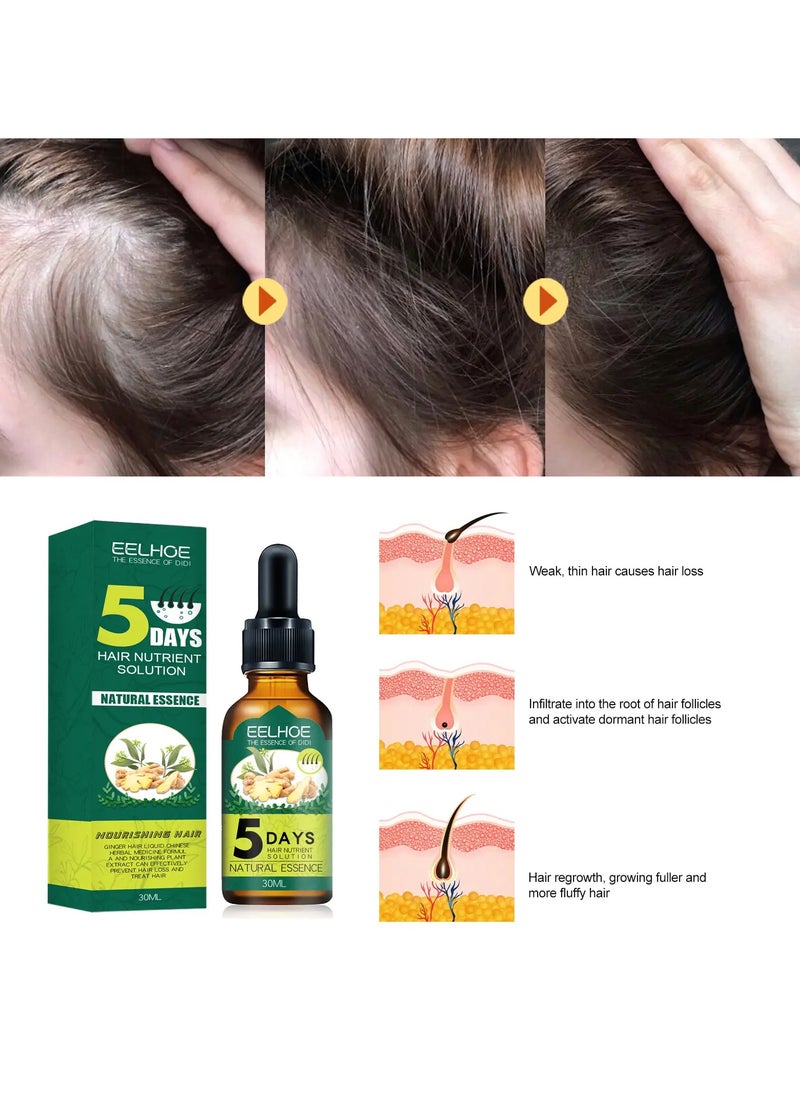 EELHOE - Essence Hair Growth Oil, Shouga Kingu Hair Growth Oil, Hair Grow Thicker And Longer - Image 1