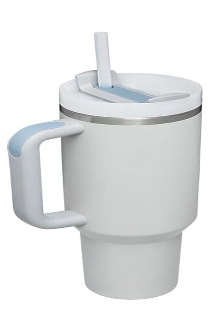 Arabest NEW Insulated Stainless Steel 40 oz Tumbler Cup with Handle, Straw, Straw Cover, Cleaning Kit, Keeps Drinks Cold for Hours (Fog) - Image 3