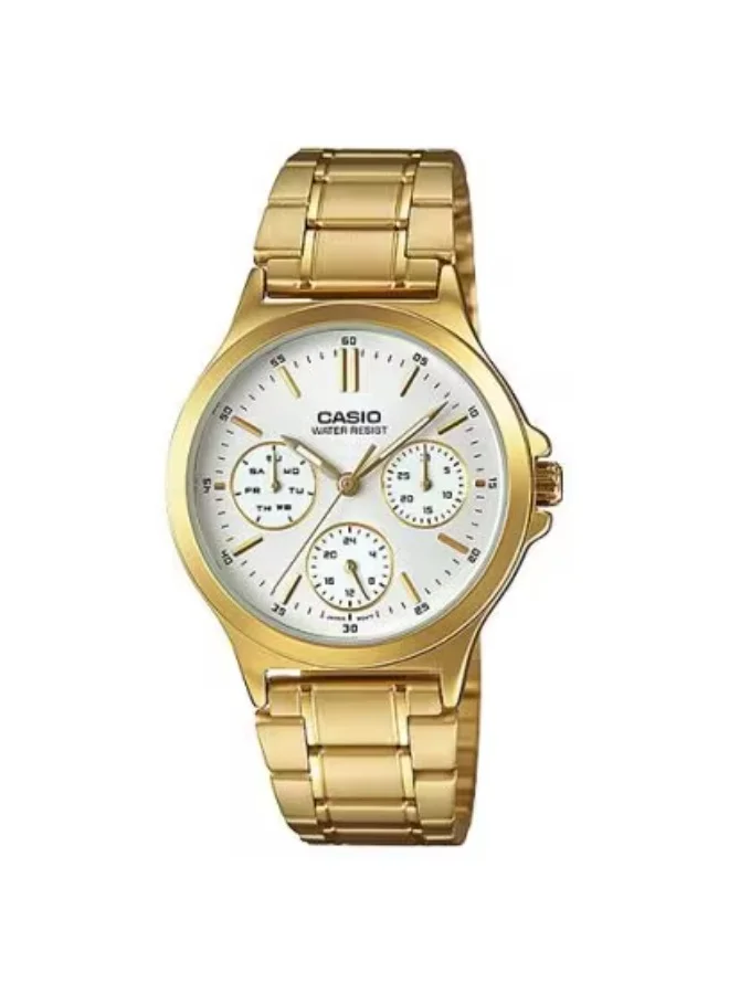 CASIO Women's Stainless Steel Analog Watch LTP-V300G-7A - 33.2 mm