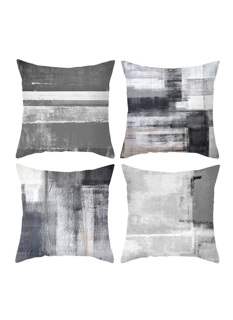 Pillow Covers 18x18 Set of 4, Modern Sofa Throw Pillow Cover, Decorative Outdoor Linen Fabric Pillow Case for Couch Bed Car 45x45cm - pzsku/ZBC682B34EC8C3C8A4699Z/45/_/1713778224/e035bc73-4120-4c8f-a111-aaff3a59ceea