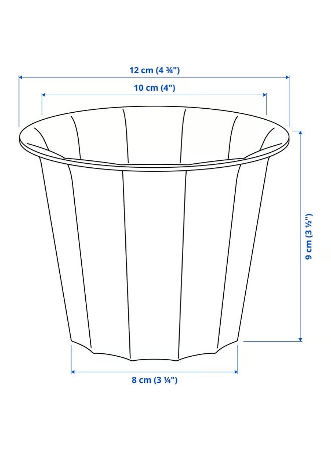 Grey Plant Pot – Indoor & Outdoor Decorative Flower Pot, Durable and Stylish, 9 cm Diameter - Image 5