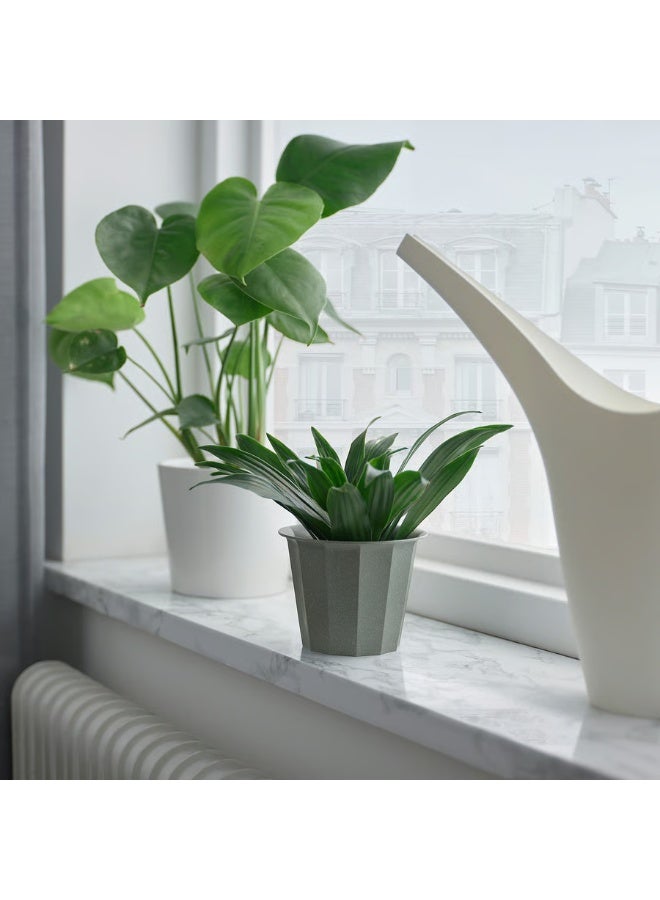 Grey Plant Pot – Indoor & Outdoor Decorative Flower Pot, Durable and Stylish, 9 cm Diameter - Image 2