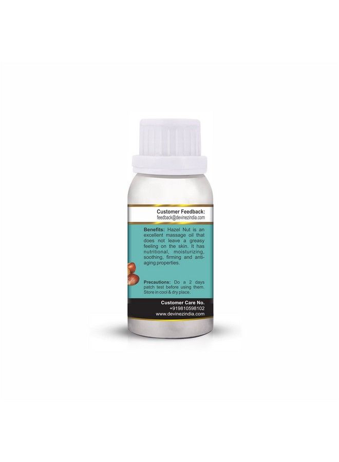Devinez Hazel Nut Coldpressed Oil 100Ml 100% Pure Natural & Undiluted For Antiageing Healthy & Fresh Skin Acne Care Strengthens Hair Dry And Damaged Hair - Image 5