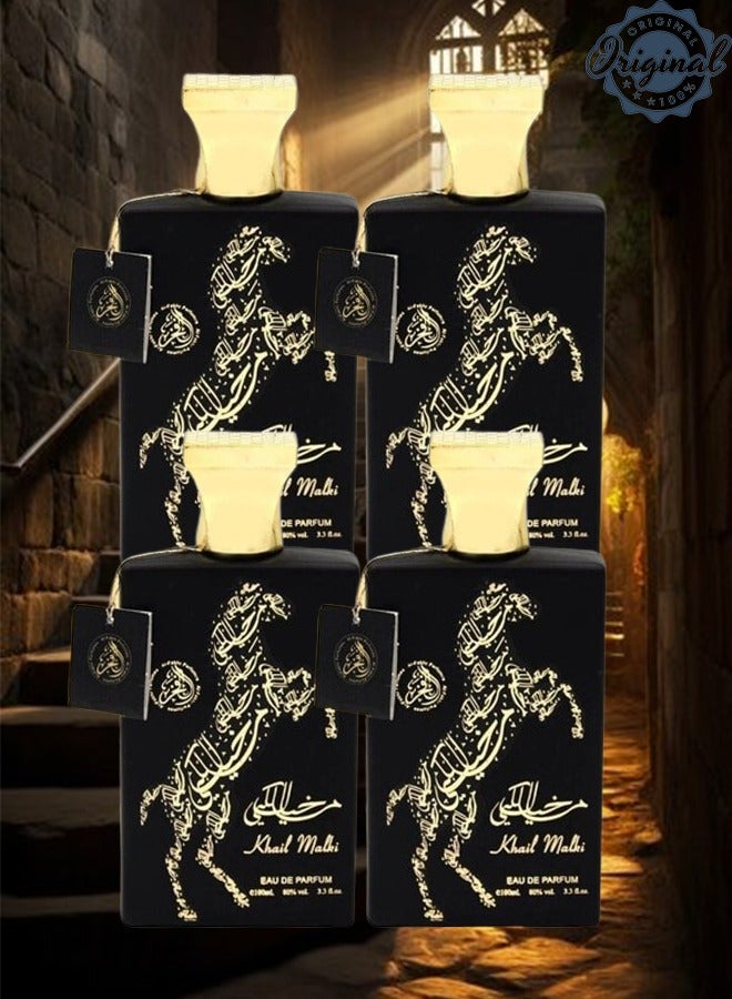 MALAKI 4 Pieces Khail Malki Perfume 100ml EDP - Image 1