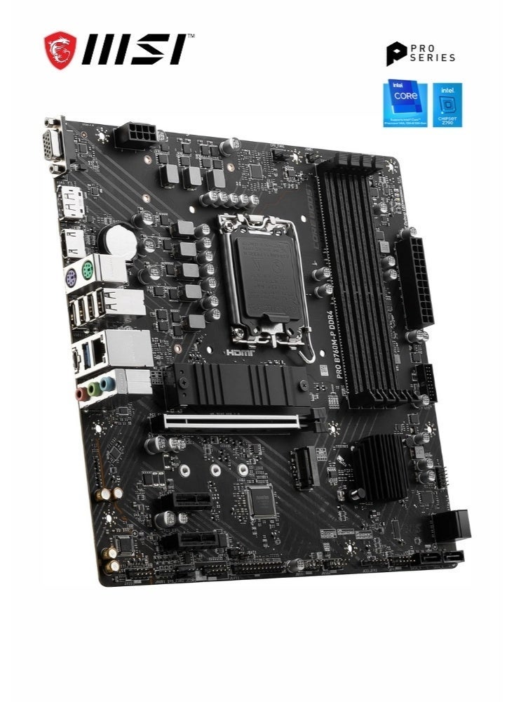 MSI PRO H610M-E | DDR5 Motherboard, Micro-ATX | Supports Intel 12th Gen Core Processors | LGA 1700- DDR4 , PCIe 4.0 x16 slot | M.2 Gen3, USB 3.2 Gen1, 1G LAN, HDMI 1.4 & VGA | 911-7D48-075 - Image 3
